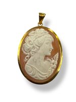 Pendente Mandile 1922 Donna Cammei  in Argento Conchiglia 2MCICM8 - 2MCICM8